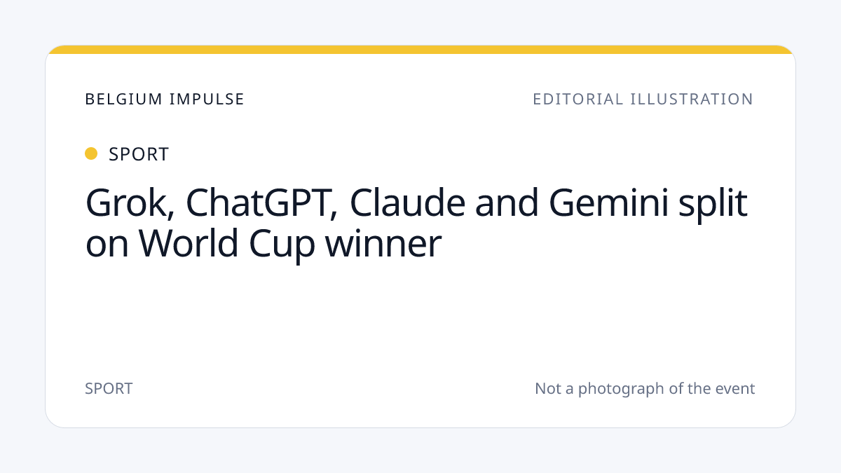 Grok, ChatGPT, Claude and Gemini split on World Cup winner