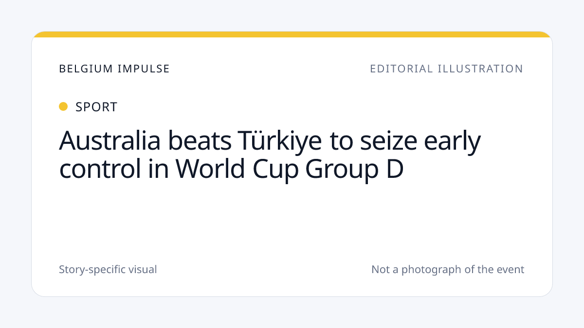 Australia beats Türkiye to seize early control in World Cup Group D