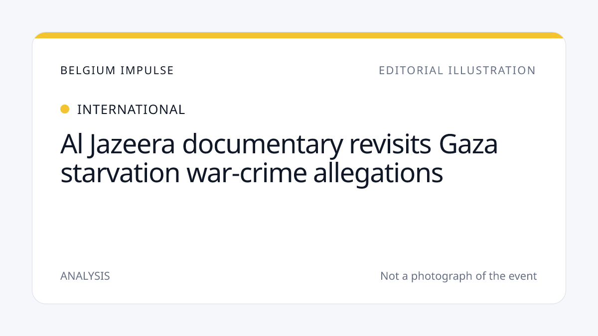 Al Jazeera documentary revisits Gaza starvation war-crime allegations