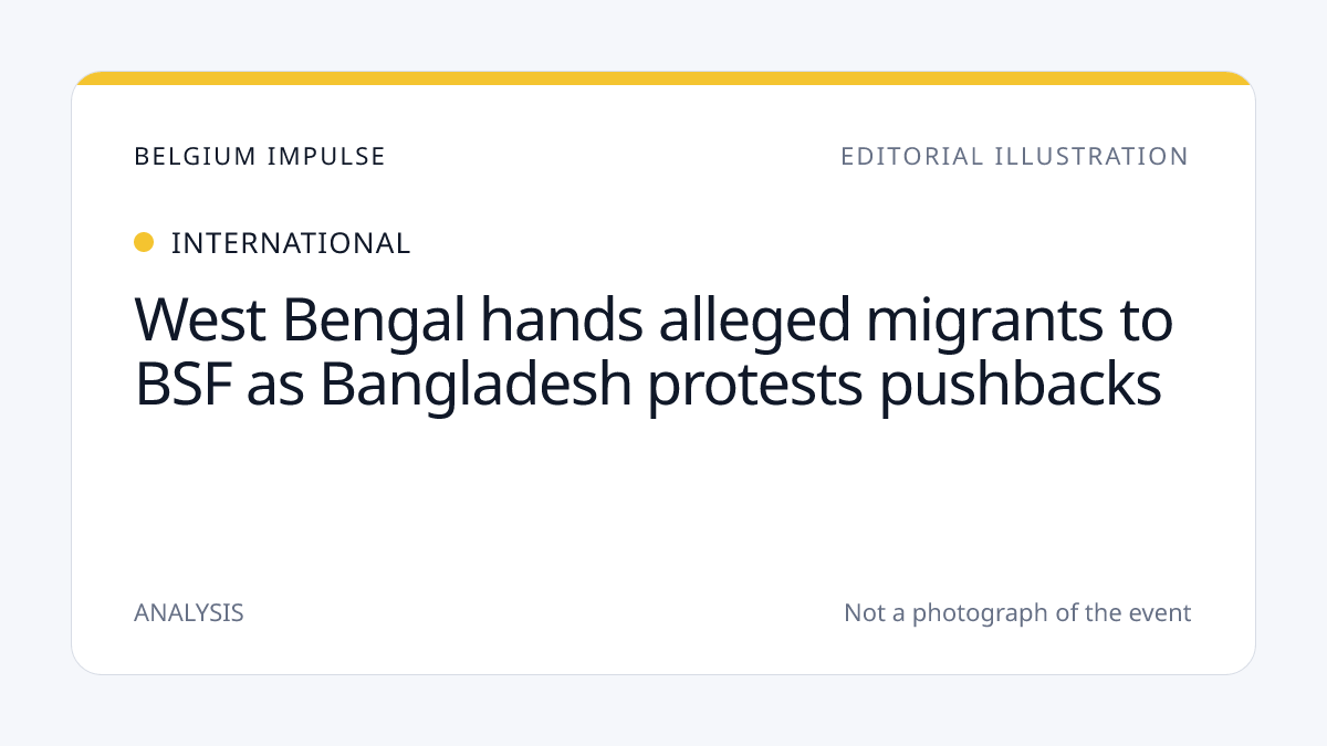 West Bengal hands alleged migrants to BSF as Bangladesh protests pushbacks