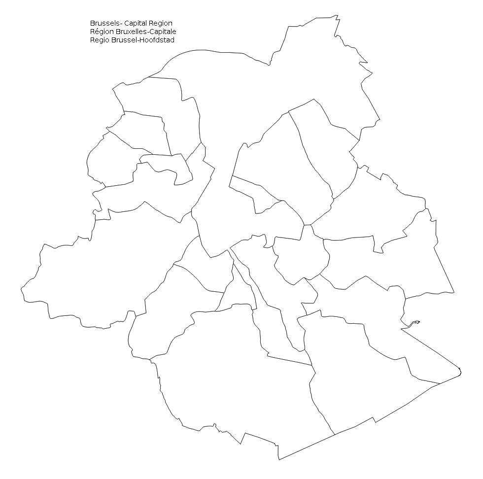 Image illustrating: Brussels regional government building or administrative counter (editorial)