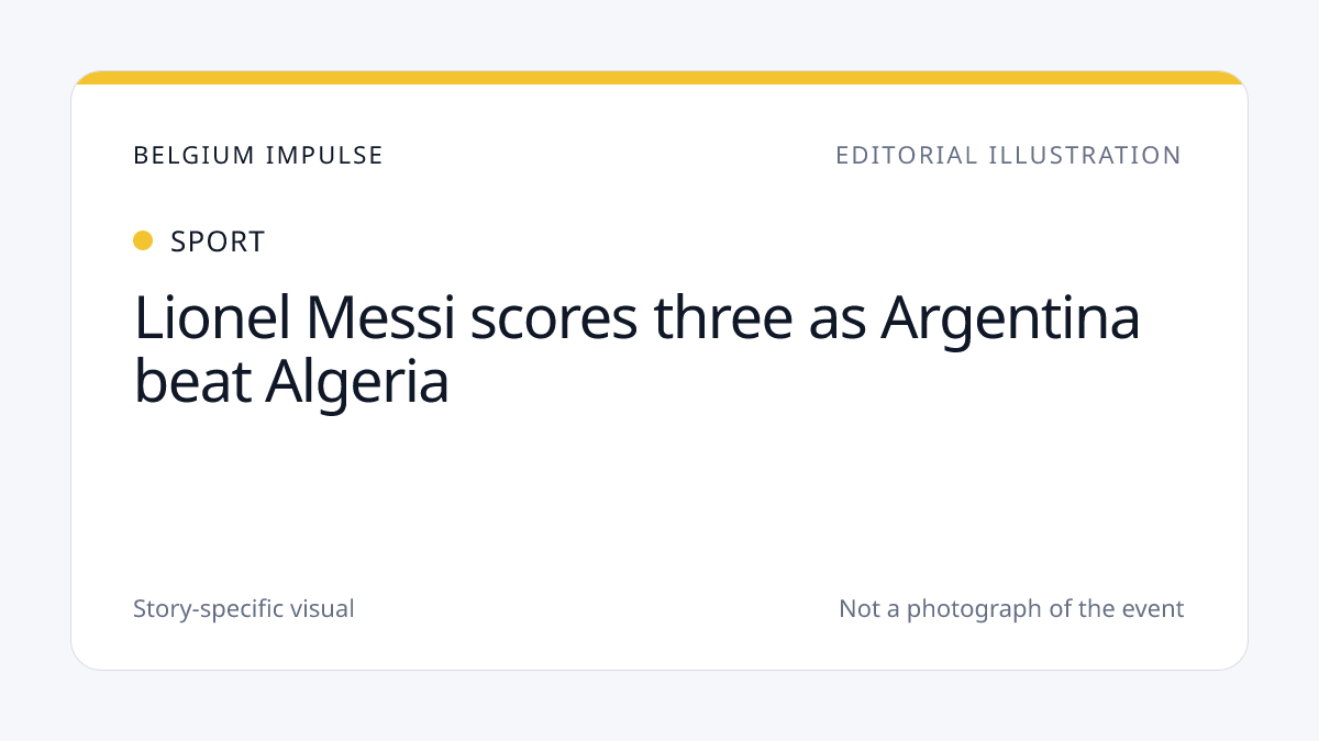 Lionel Messi scores three as Argentina beat Algeria